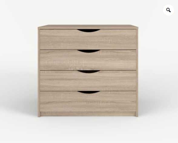 cajonera a medida roble