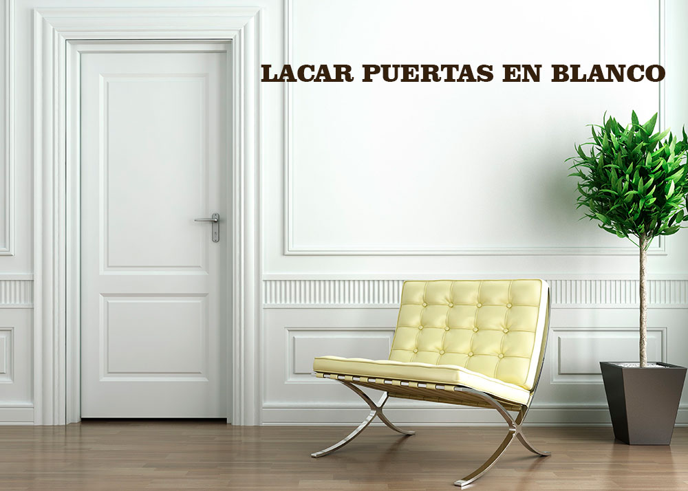 lacado de puertas en Blanco